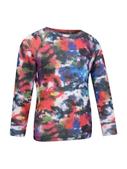 Mountain Warehouse Red Kids Talus Printed Thermal Top And Joggers Set - Image 3 of 12