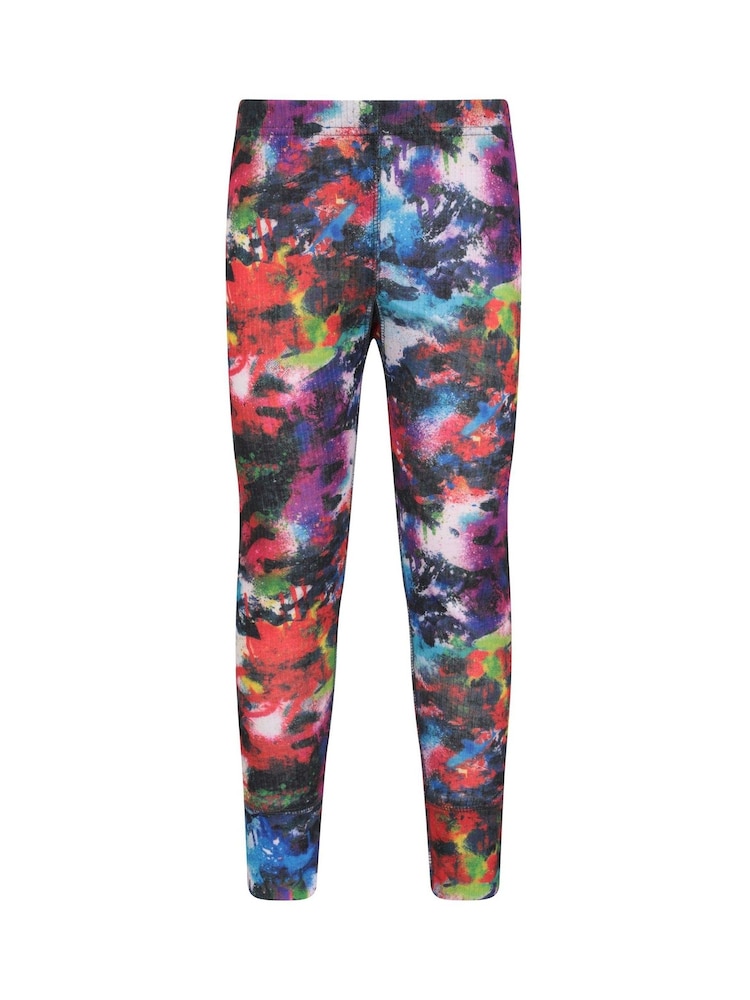 Mountain Warehouse Red Kids Talus Printed Thermal Top And Joggers Set - Image 7 of 12