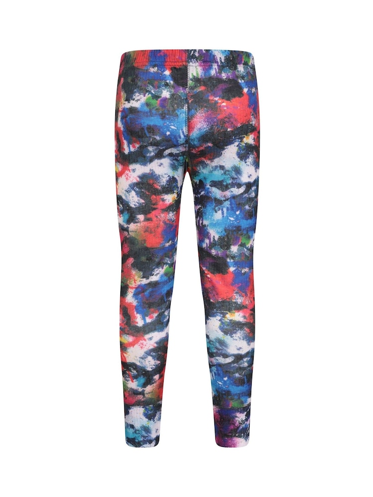Mountain Warehouse Red Kids Talus Printed Thermal Top And Joggers Set - Image 9 of 12