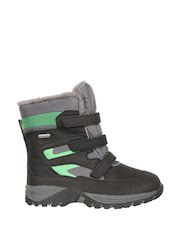 Mountain Warehouse Black Kids Chill Waterproof Snowboots - Image 1 of 7