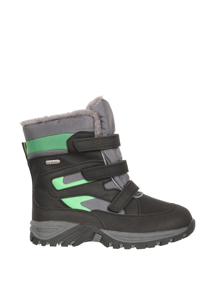 Mountain Warehouse Black Kids Chill Waterproof Snowboots - Image 1 of 7