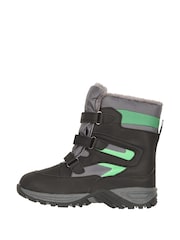 Mountain Warehouse Black Kids Chill Waterproof Snowboots - Image 2 of 7