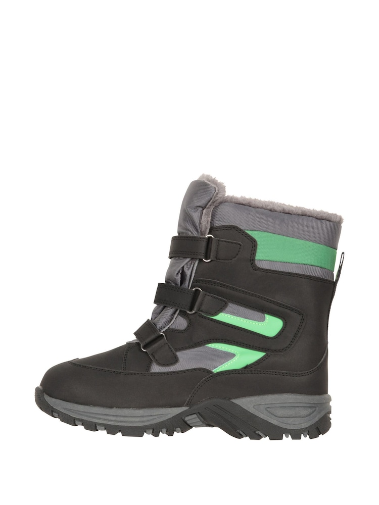 Mountain Warehouse Black Kids Chill Waterproof Snowboots - Image 2 of 7