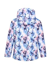 Mountain Warehouse Purple Kids Fleece Lined Printed Snow Ski Jacket And Trousers Set - Image 3 of 12