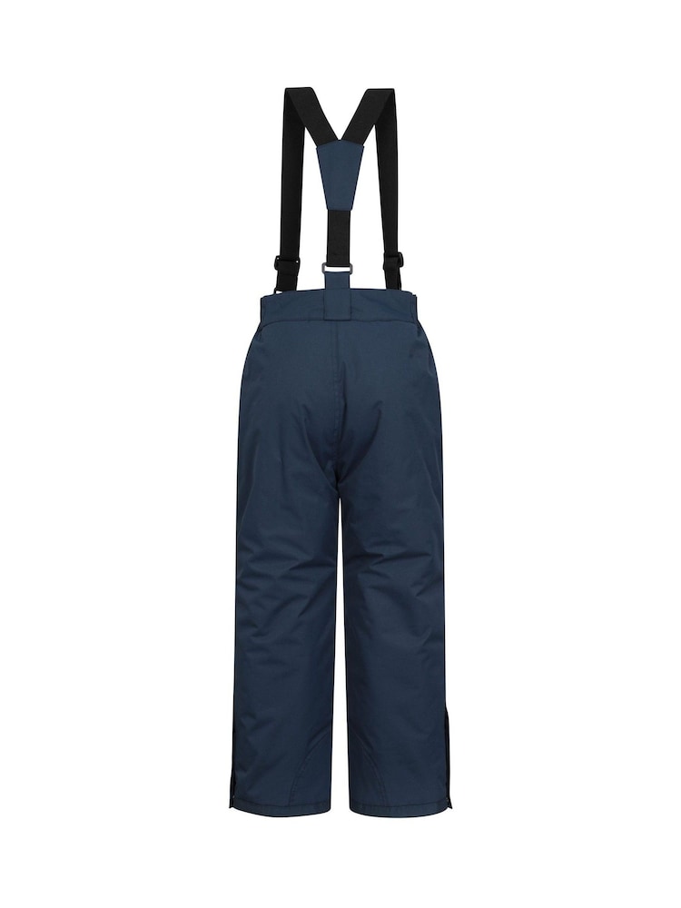 Mountain Warehouse Purple Kids Fleece Lined Printed Snow Ski Jacket And Trousers Set - Image 7 of 12