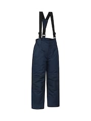 Mountain Warehouse Purple Kids Fleece Lined Printed Snow Ski Jacket And Trousers Set - Image 8 of 12