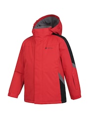 Mountain Warehouse Red Kids Raptor Fleece Lined Snow Jacket - Image 4 of 6