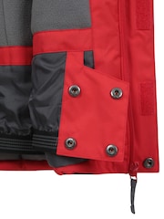 Mountain Warehouse Red Kids Raptor Fleece Lined Snow Jacket - Image 5 of 6
