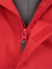 Mountain Warehouse Red Kids Raptor Fleece Lined Snow Jacket - Image 6 of 6