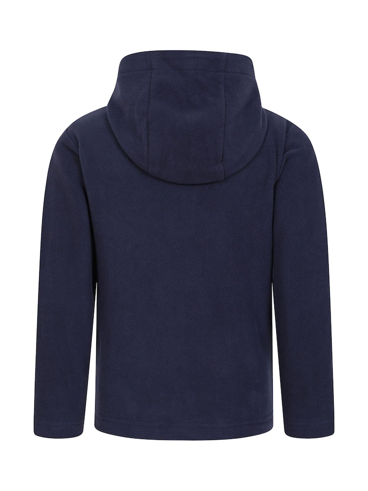 Mountain Warehouse Blue Kids Camber Fleece Hoodies 2 Pack - Image 5 of 11