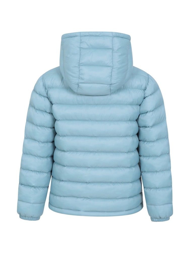 Mountain Warehouse Aqua Blue Seasons II Kids Water-Resistant Padded Jacket - Image 2 of 6