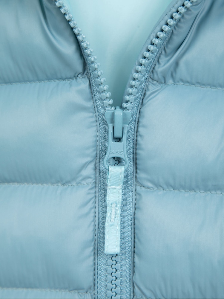 Mountain Warehouse Aqua Blue Seasons II Kids Water-Resistant Padded Jacket - Image 6 of 6