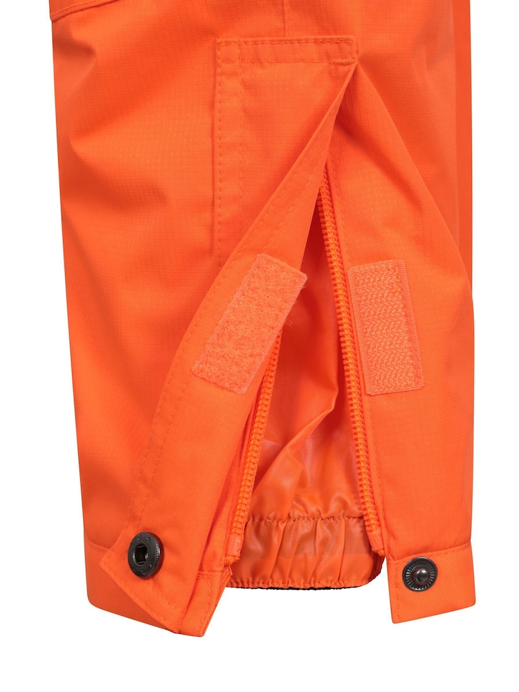 Mountain Warehouse Black Kids Fleece Lined Printed Snow Ski Jacket And Trousers Set - Image 10 of 12