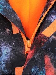 Mountain Warehouse Black Kids Fleece Lined Printed Snow Ski Jacket And Trousers Set - Image 12 of 12