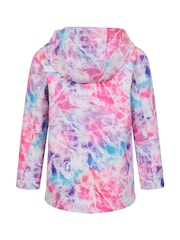 Mountain Warehouse Dark Pink Exodus Kids Printed Water-Resistant Softshell Jacket - Image 3 of 5