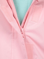 Rosa - Conjunto para la nieve de chaqueta y pantalones de esquí con forro polar de Mountain Warehouse - Imagen 7 de 15