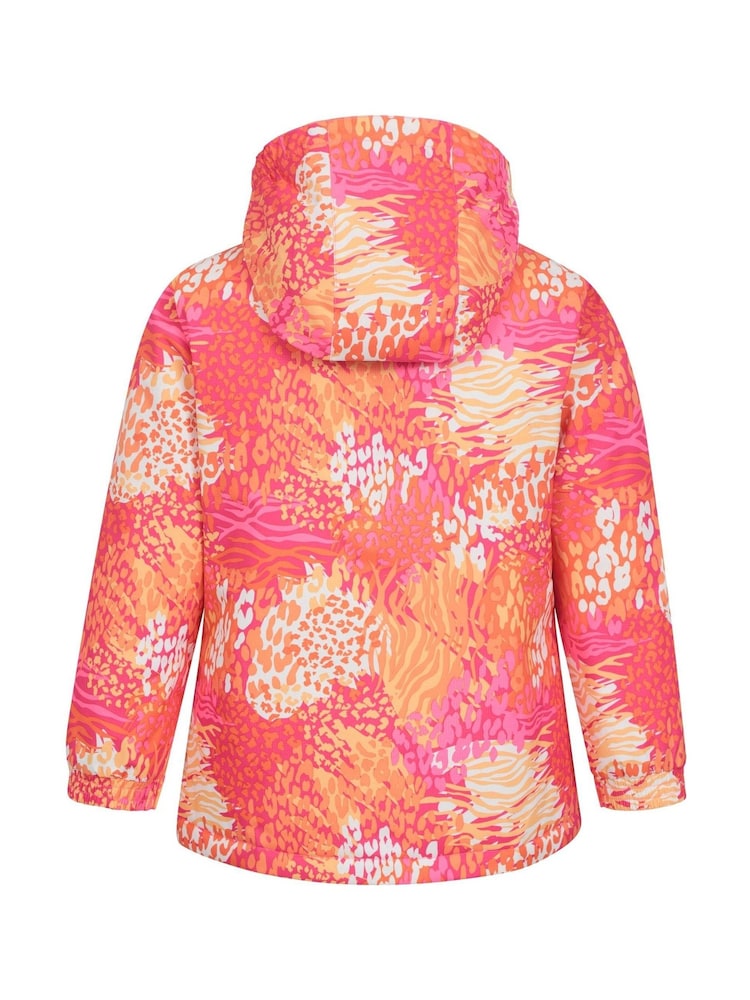 Mountain Warehouse Orange Kids Snowdrop Printed Ski Jacket - Image 2 of 7