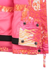 Mountain Warehouse Orange Kids Snowdrop Printed Ski Jacket - Image 5 of 7