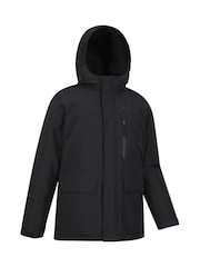 Mountain Warehouse Black Kids Noah Borg Lined Waterproof Jacket - Image 2 of 6