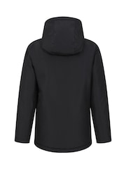 Mountain Warehouse Black Kids Noah Borg Lined Waterproof Jacket - Image 3 of 6