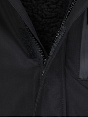 Mountain Warehouse Black Kids Noah Borg Lined Waterproof Jacket - Image 5 of 6