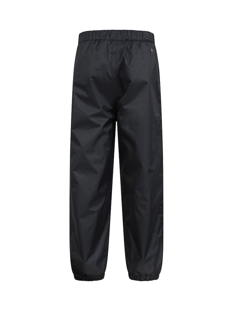 Mountain Warehouse Black Kids Waterproof Fleece Lined Trousers - Image 3 of 6