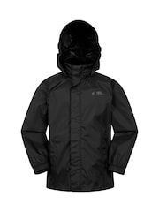 Mountain Warehouse Black Kids Pakka Waterproof Jacket And Overtrousers Set - Image 2 of 11