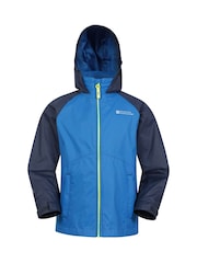 Mountain Warehouse Light Blue Torrent II Kids Waterproof Jacket - Image 1 of 6