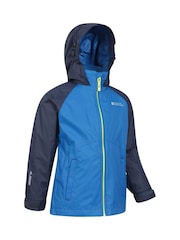 Mountain Warehouse Light Blue Torrent II Kids Waterproof Jacket - Image 2 of 6