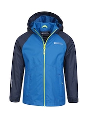 Mountain Warehouse Light Blue Torrent II Kids Waterproof Jacket - Image 4 of 6