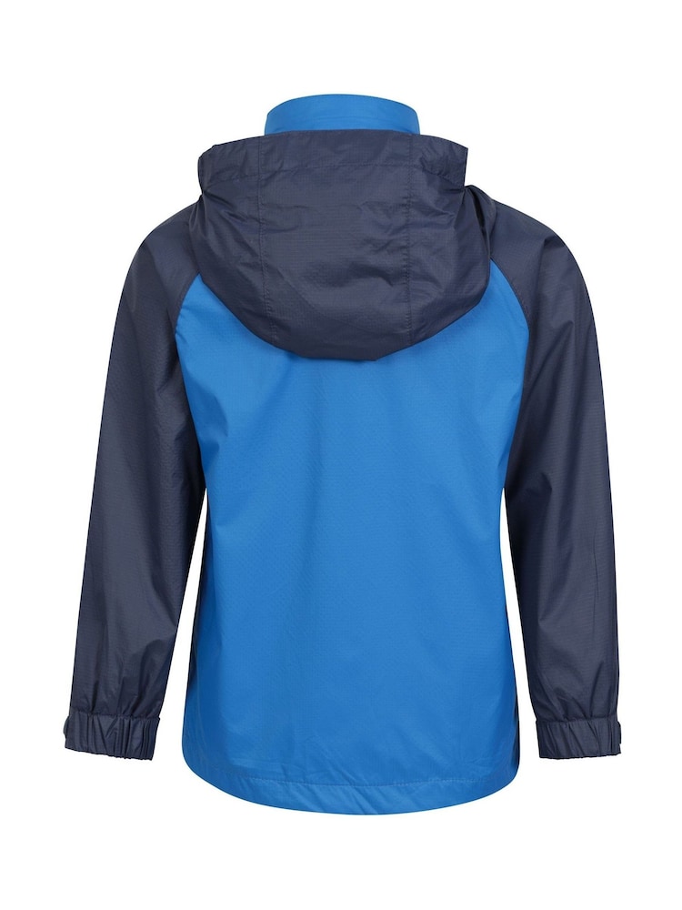 Mountain Warehouse Light Blue Torrent II Kids Waterproof Jacket - Image 5 of 6