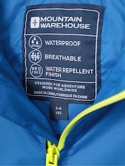 Mountain Warehouse Light Blue Torrent II Kids Waterproof Jacket - Image 6 of 6
