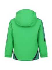 أخضر - Mountain Warehouse Kids Raptor Fleece Lined Snow Jacket - صورة 3 من 7