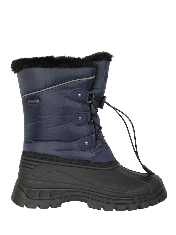 Mountain Warehouse Blue Sky Kids Whistler Sherpa Lined Snow Boots - Image 1 of 7