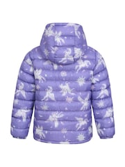 Mountain Warehouse Purple Kids Seasons Water Resistant Faux Fur Lined Padded Jacket - Image 3 of 6