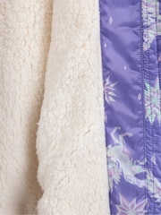 Mountain Warehouse Purple Kids Seasons Water Resistant Faux Fur Lined Padded Jacket - Image 5 of 6