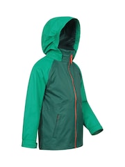 Mountain Warehouse Green Torrent II Kids Waterproof Jacket - Image 2 of 6