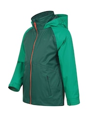 Mountain Warehouse Green Torrent II Kids Waterproof Jacket - Image 4 of 6