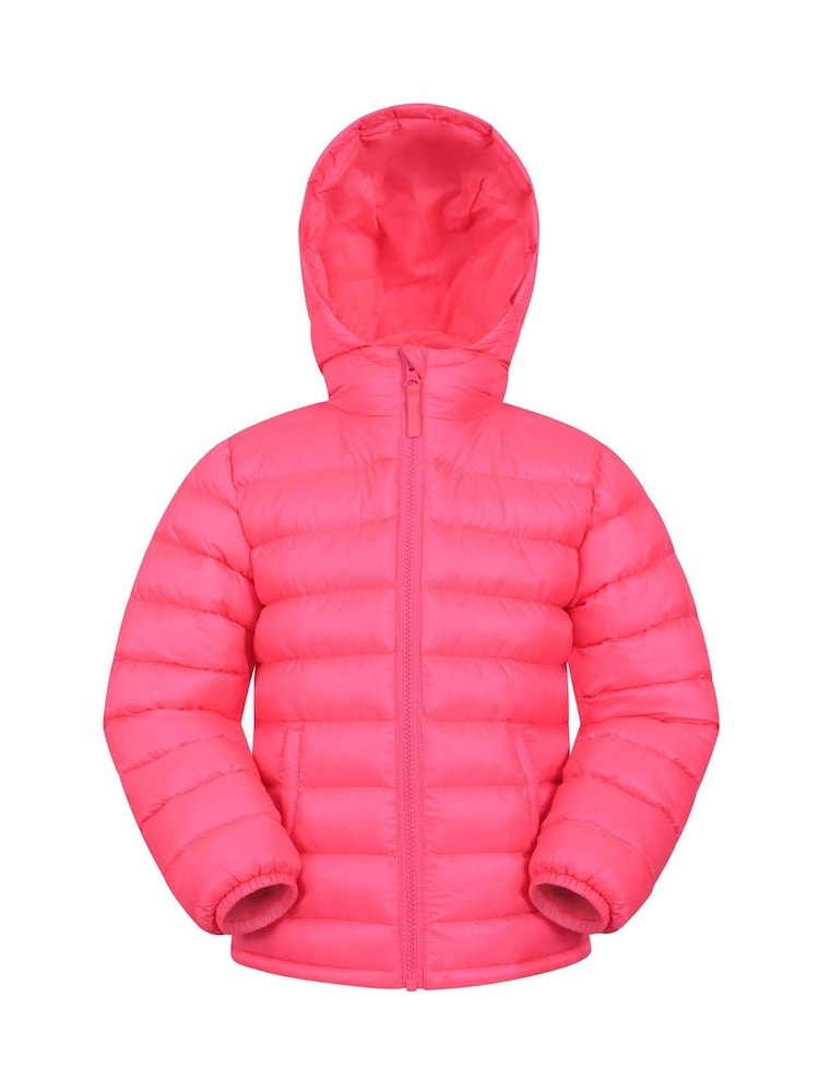 Mountain Warehouse Pink Seasons II Kids Water-Resistant Padded Jacket - Image 1 of 5