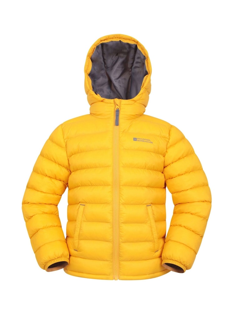 Mountain Warehouse Light Yellow Seasons II Kids Water-Resistant Padded Jacket - Image 1 of 5