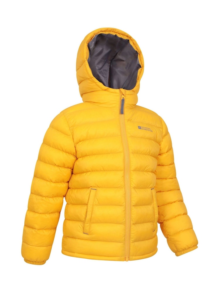 Mountain Warehouse Light Yellow Seasons II Kids Water-Resistant Padded Jacket - Image 2 of 5