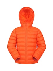 Mountain Warehouse Dark Orange Seasons II Kids Water-Resistant Padded Jacket - Image 1 of 5