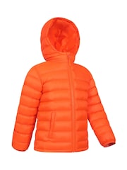 Mountain Warehouse Dark Orange Seasons II Kids Water-Resistant Padded Jacket - Image 4 of 5