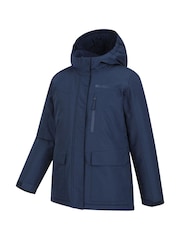 Mountain Warehouse Blue Kids Noah Borg Lined Waterproof Jacket - Image 4 of 6
