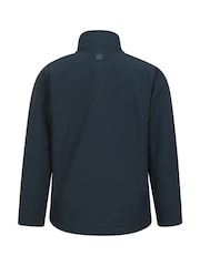 Mountain Warehouse Blue Kids Grasmere Softshell Jacket - Image 2 of 5