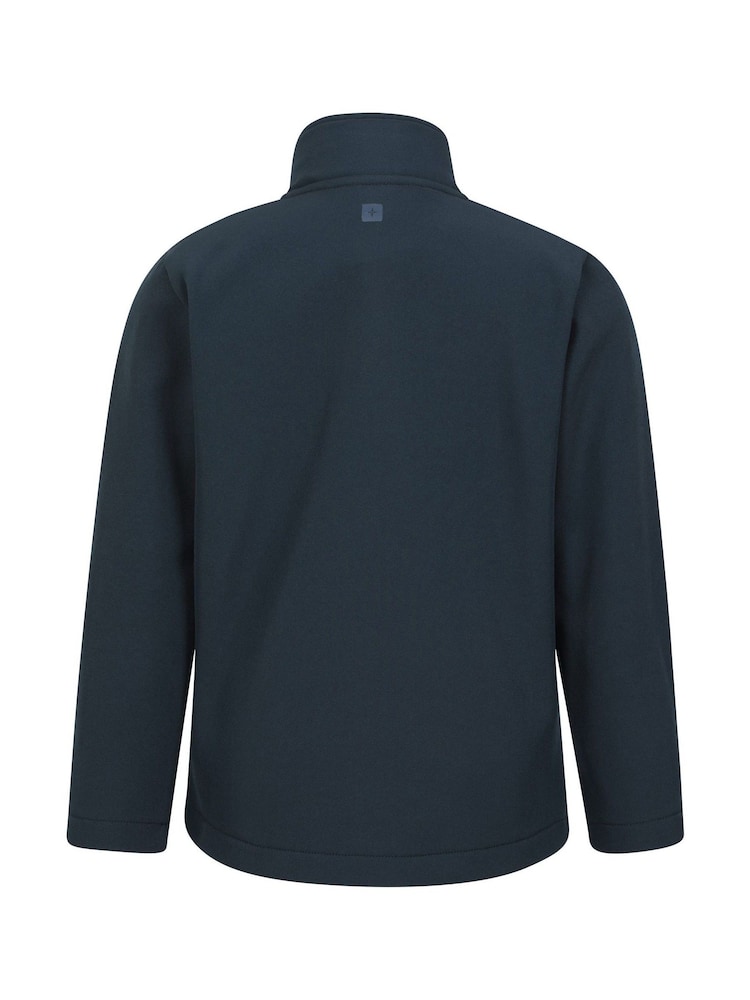 Mountain Warehouse Blue Kids Grasmere Softshell Jacket - Image 2 of 5