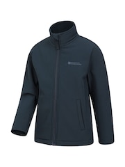 Mountain Warehouse Blue Kids Grasmere Softshell Jacket - Image 4 of 5