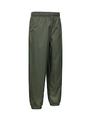 Verde - Pantalones con forro polar impermeables de niño de Mountain Warehouse - Imagen 2 de 6