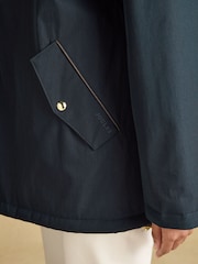 Joules Coverwell Navy Waterproof Fleece Lined Coat - Image 7 of 13