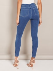 Friends Like These Mid Blue High Waisted Jeggings - Image 2 of 3